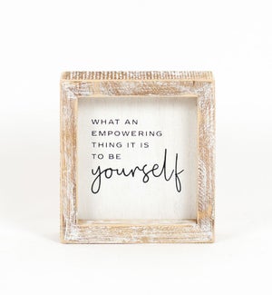 SIGN/Empowering Thing - 5x5"