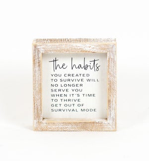 SIGN/Habits You Created - 5"