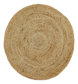 RUG/Braided Jute Rug - 35"