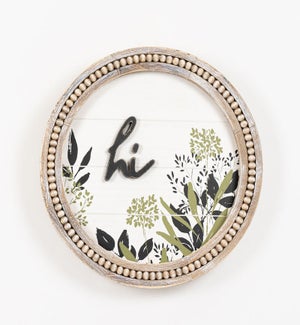 SIGN/Hi - 14x14"