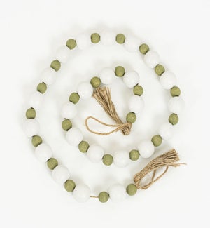 GARLAND/Beaded w/Tassels - 36"