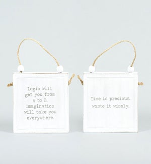 SIGN/Time/Logic - 4x4"