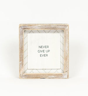 SIGN/Never/Follow - 6x6"