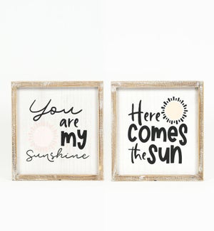 SIGN/Sunshine/Sun - 10x10"