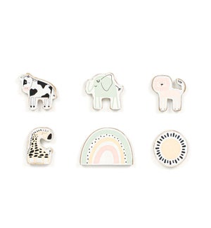 SHAPES/Set of 6 Baby - 3x2"