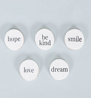 MAGNET/Set of 5 - 1x1"