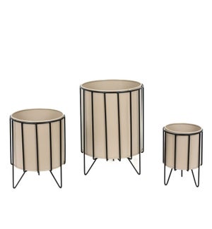 FLOWERPOTS/Iron (s/3) - 10x12"