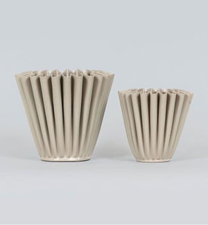 CANDLEHOLDER/Votive - Tan s/2