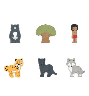SHAPES/Jungle (Set of 6) -2x2"
