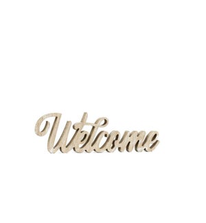 CUTOUT/Welcome - 13x4"