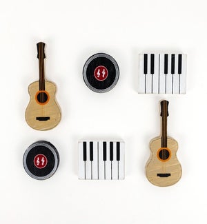 SHAPES/Music (Set 6) - 4x2"