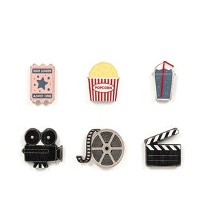 SHAPES/Movie (Set of 6) - 2x2"