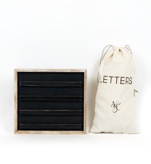 LETTERBOARDKIT/Ntl/Blk -15x13"