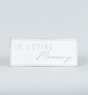 SIGN/Memory - 10x4"