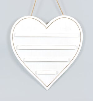 LETTERBOARD/Heart (Wh) -18x17"