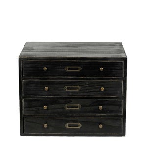 ORGANIZER/Black - 4 Drawers