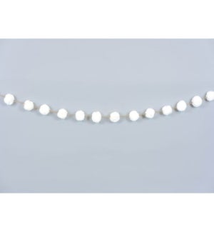 GARLAND/White/Natural - 72"