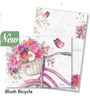 BOXEDNOTECARD/Blush Bicycle