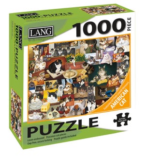 PUZZLES/1000PC American Cat