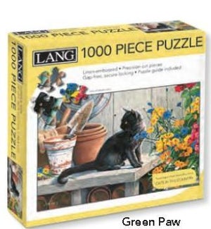 PUZZLES/1000PC Green Paw