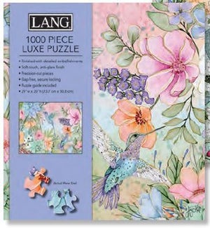 PUZZLES/1000PC Hummingbird Lux