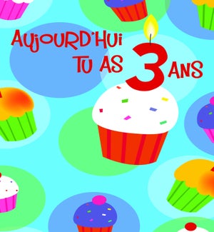 ABDFR/Aujourd’Hui Tu As 3Ans