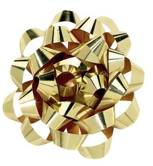 BOW/Lrg Gold Metallic