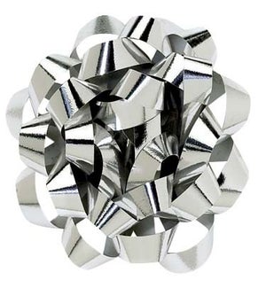 BOW/Lrg Silver Metallic