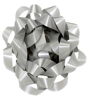 BOW/Lrg Silver Matte