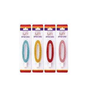 CANDLE/0 Glitter Asst Col