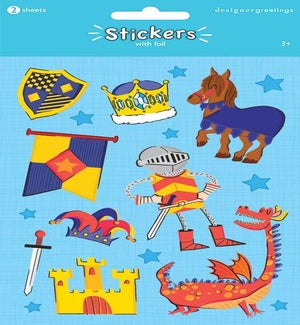 STICKERS/Knights&Dragons