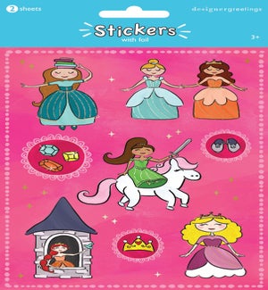 STICKERS/Princesses