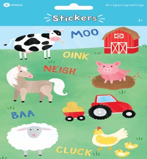 STICKERS/Farm Animals