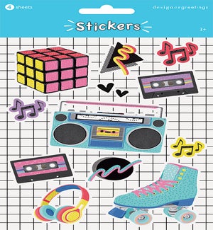 STICKERS/80S Theme