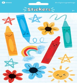 STICKERS/Crayons