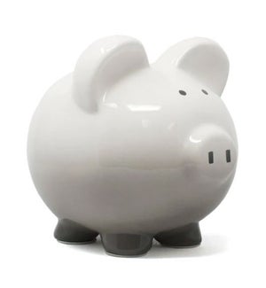 BANK/Gray Ombre Pig