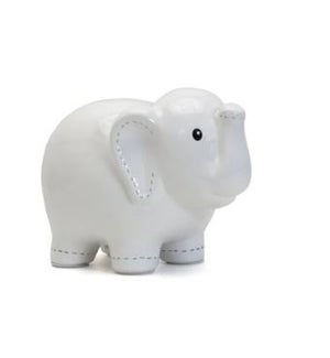 BANK/Stitched Elephant White