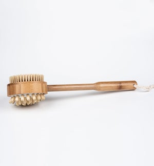BRUSH/Bamboo Massage Brush 14"