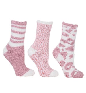 SOCKS/Rose - 3pk