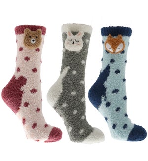 SOCKS/3D Critters - 3pk