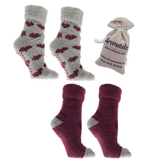 SOCKS/Cassis Clouds - 2pk