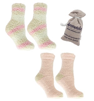 SOCKS/Lush Latte - 2pk