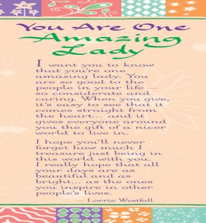 BM/You Are One Amazing Lady