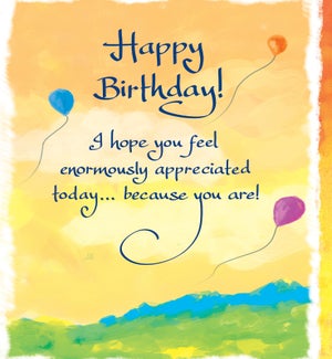 BD/Happy Birthday I Hope You