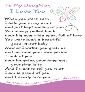 WALLETCARD/To My Daughters