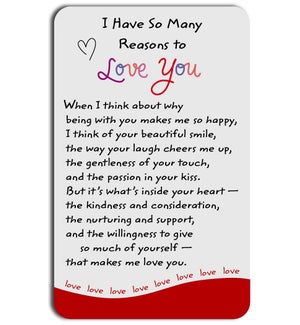 WALLETCARD/Reasons To Love You