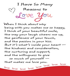 WALLETCARD/Reasons To  Love