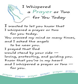 WALLETCARD/Whispered A Prayer