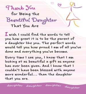 WALLETCARD/Thank You Daughter