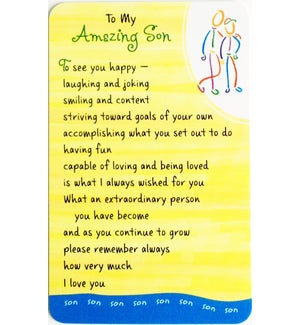 WALLETCARD/To My Amazing Son